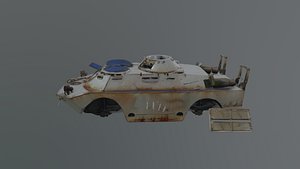 destroyed armored car