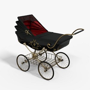 Pram - Vampire 21st century Low-poly 3D model model