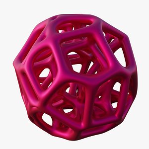 3D Skeleton Pipes Sphere