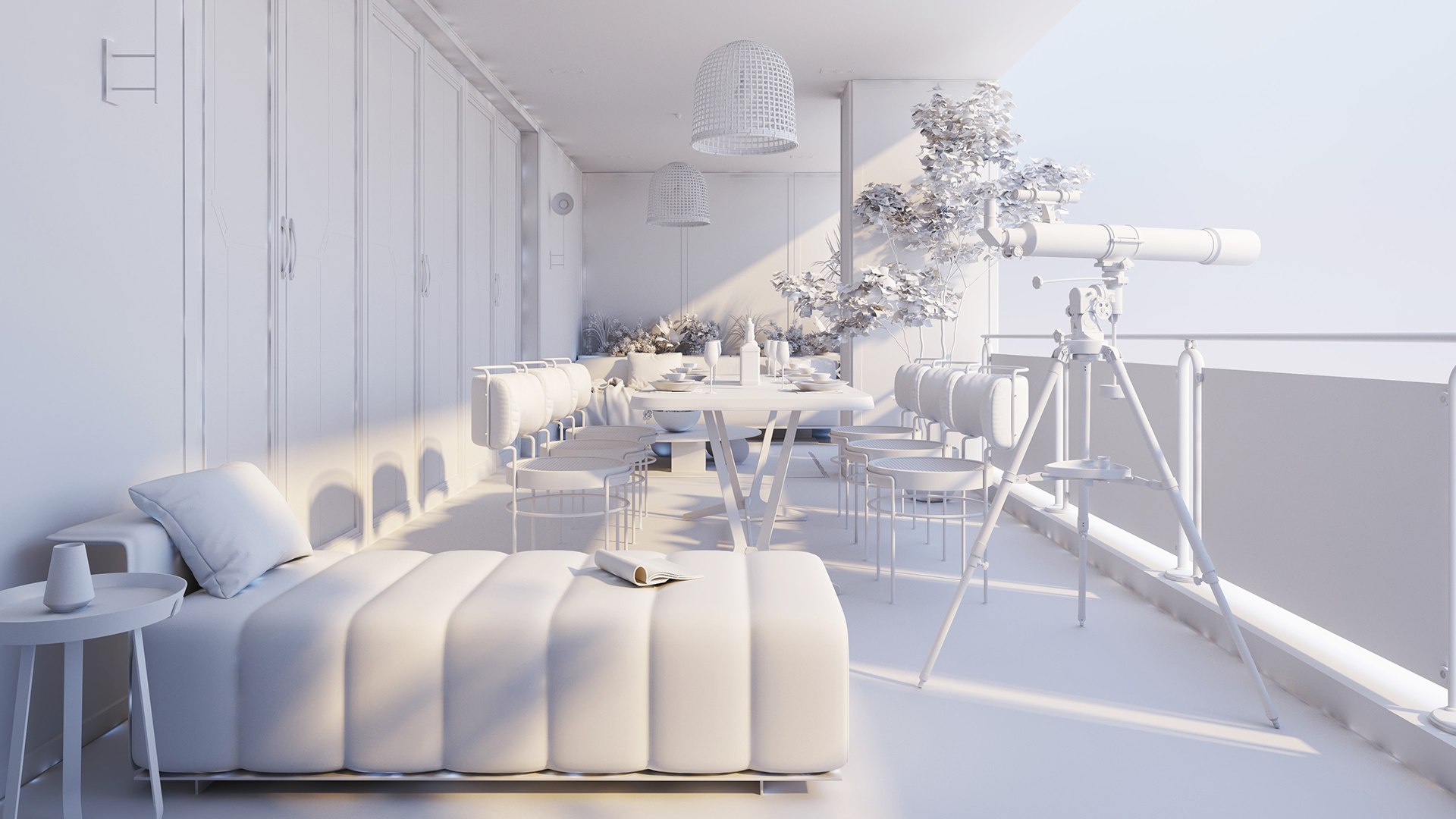 Stunning Balcony 3D Model - TurboSquid 2216203
