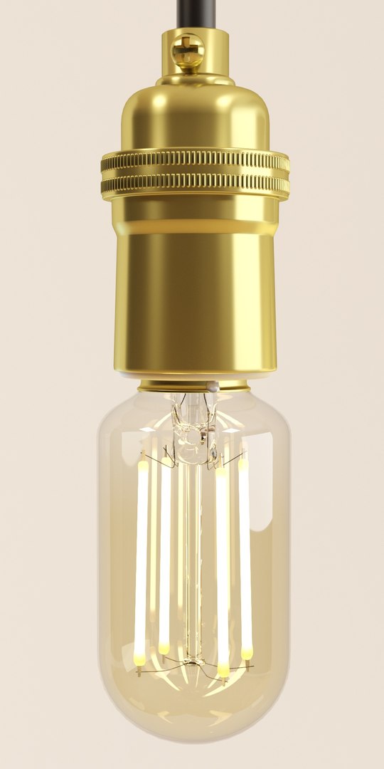 Decorative Edison Led Tube 3D Model - TurboSquid 1384435