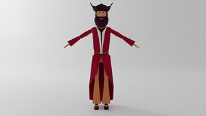 Pirates 3pcb rigged Low-poly
