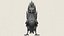 Fantasy-Feuervogel, druckfertiges 3D-Modell