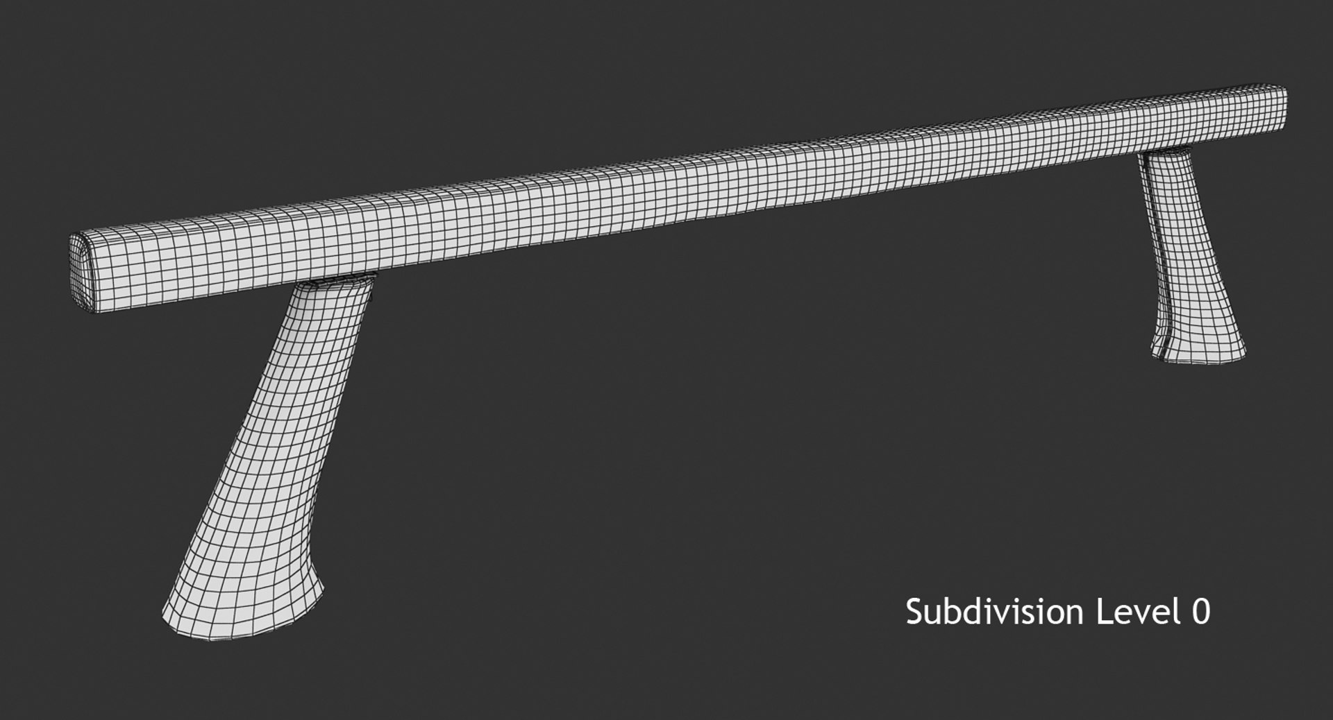 olympic balance beam 3d max