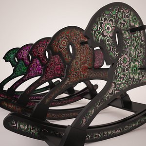 wooden horse 3d max