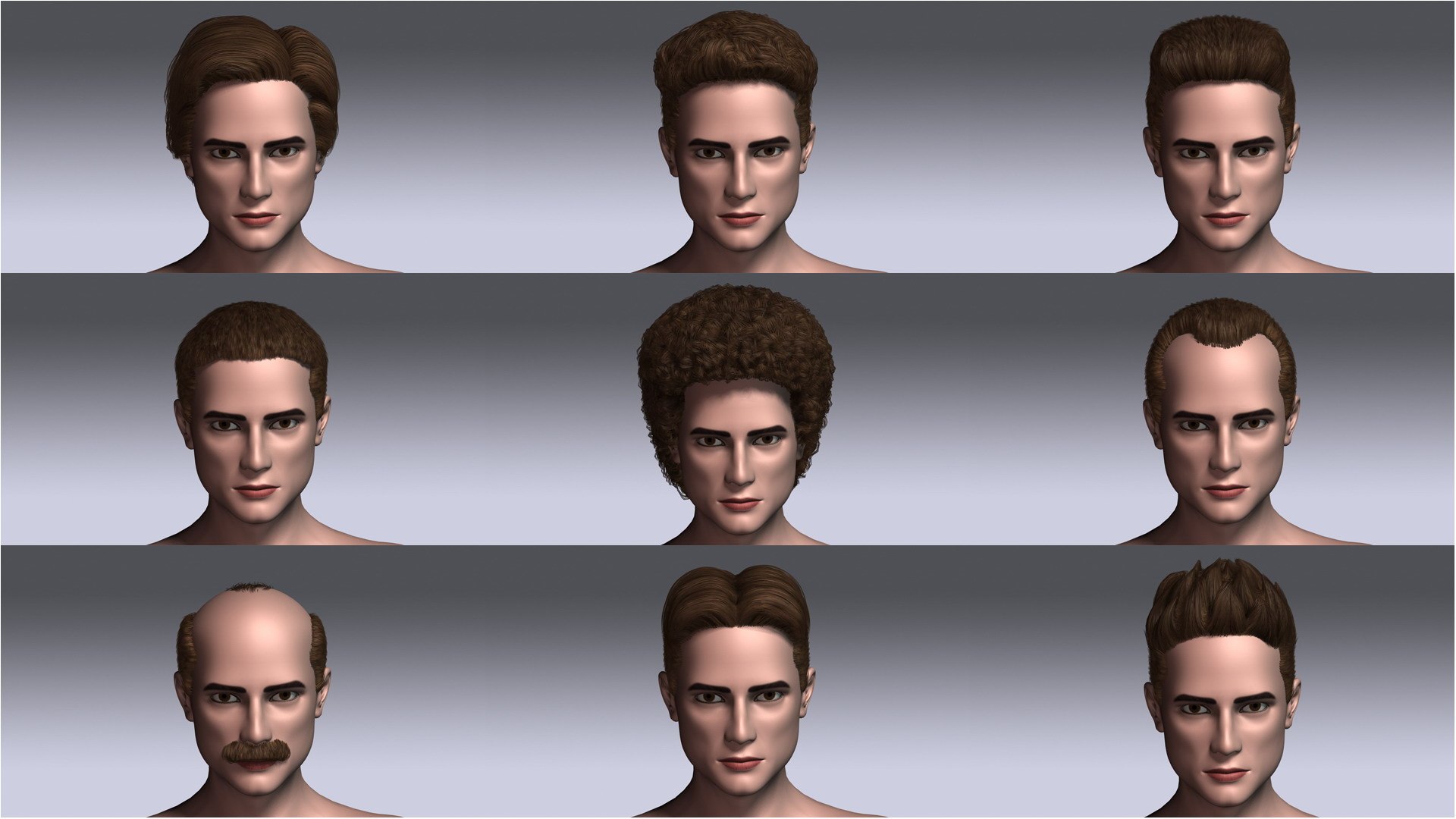 Hairstyle Collection 5 Model - TurboSquid 2227824