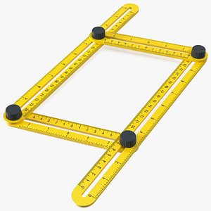 Adjustable Four Sided Folding Measuring Ruler