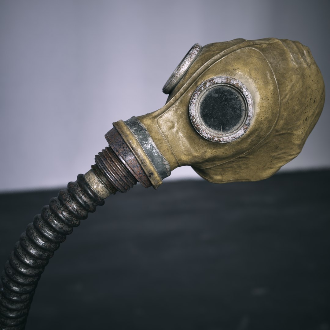 Soviet gas mask 3D model - TurboSquid 1431367