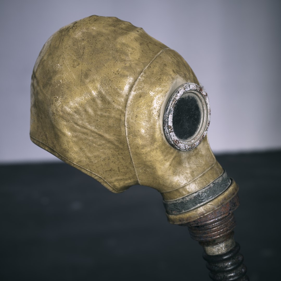 Soviet gas mask 3D model - TurboSquid 1431367