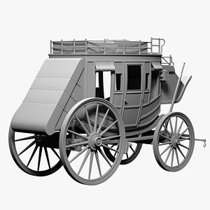 Stagecoach 3D model