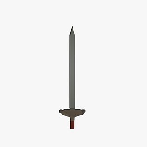 sword low poly