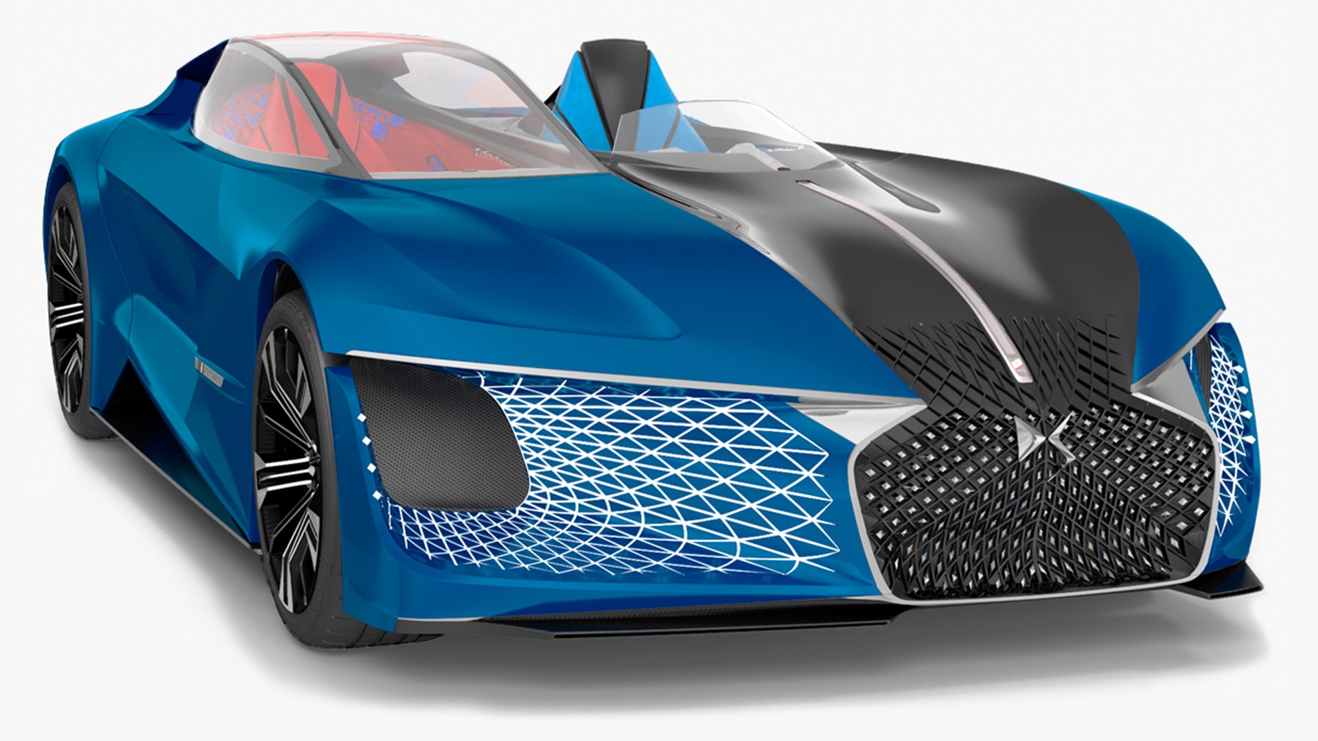 DS X E-TENSE Concept Car 3D model preview
