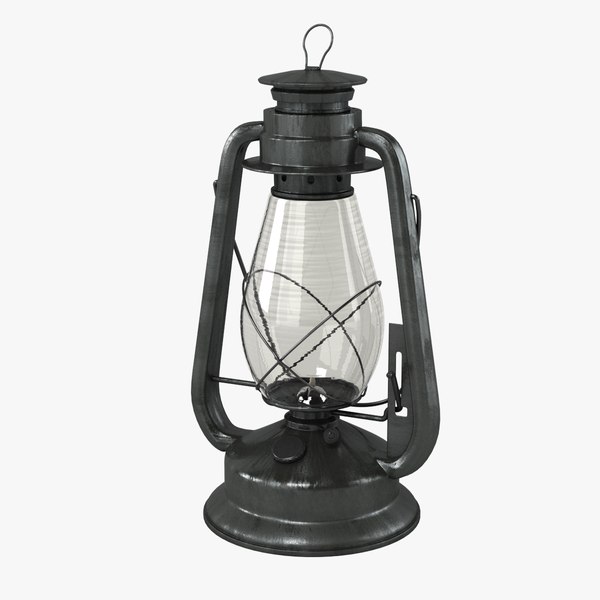 oil lantern 3d max