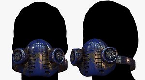 3D model gas mask