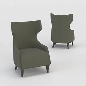 3D architectural visualization matis armchair