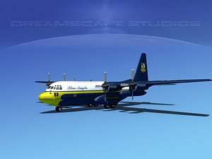 lockheed c-130 c130 hercules 3d model