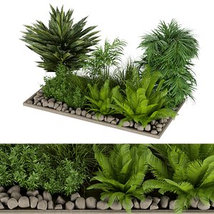 Collection plant vol 303 - outdoor - leaf - cinema 4d - 3dmax - blender 3D model