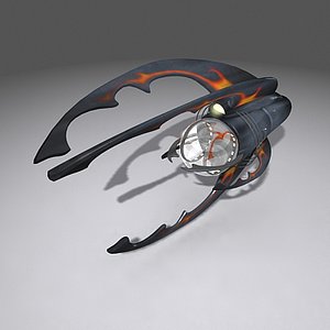 3d fighter craft bubble