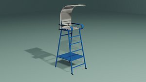 tennis chair 3D