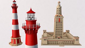 3D Lighthouse collection model