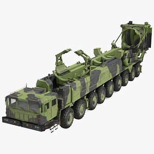 9 Axle Transporter Erector Launcher Vehicle Dirty