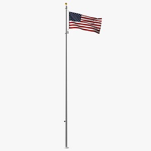 American Flag Waving Animated