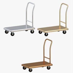 Flat Bed Self Assembly Platform Trolley Bundle 02