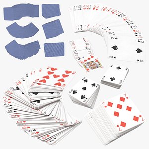 uno cards Modelo 3D in Jogos de Tabuleiro 3DExport