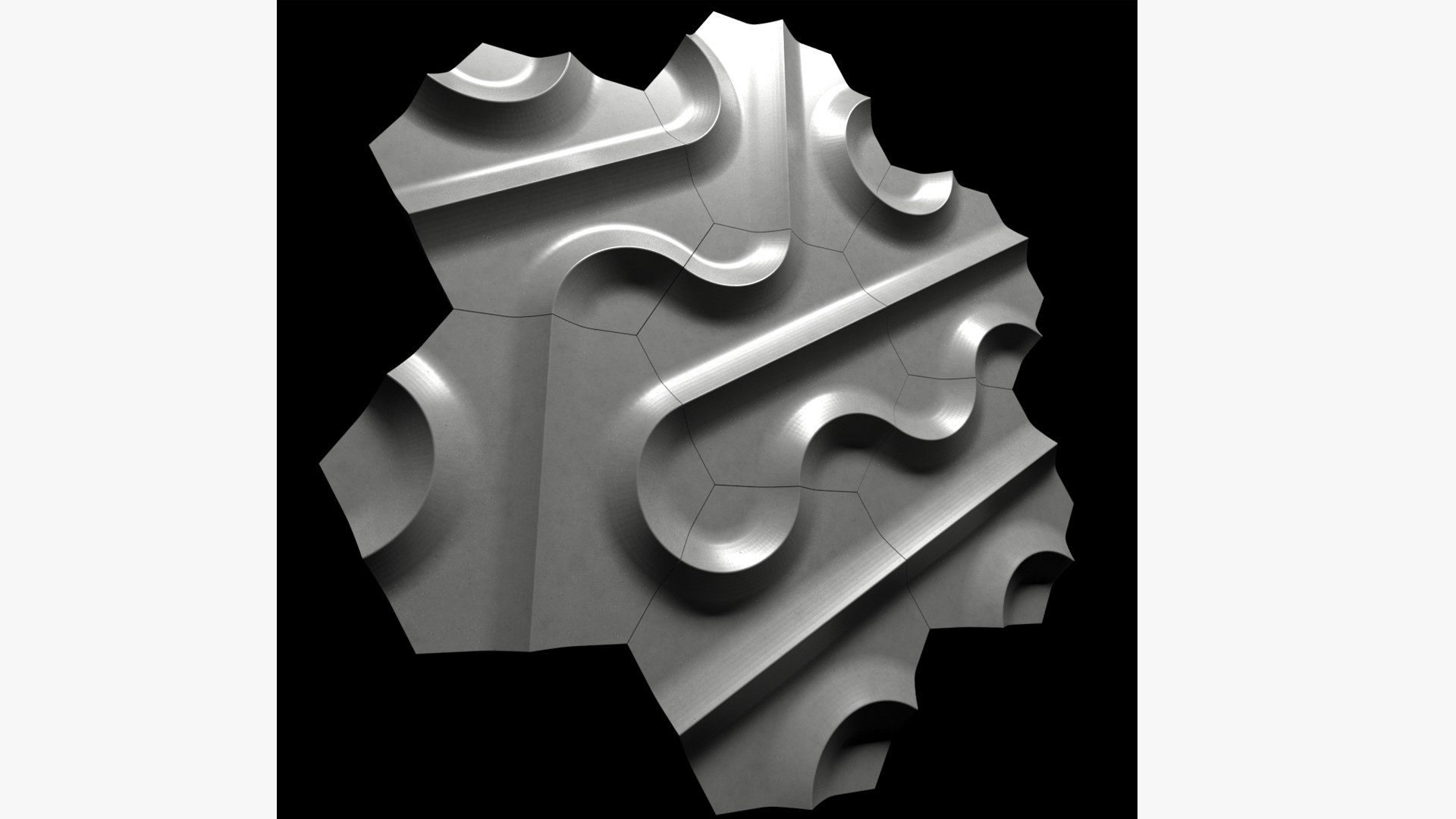 3D SAX 3D CONCRETE WALL TILE model - TurboSquid 1825765