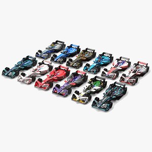 Formula E Season 2017 2018 Race Car Collection
