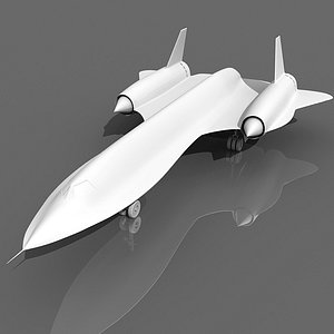 Lockheed A-12 Aircraft 3D Model