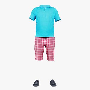 3D Casual Outfit 55 Remastered model