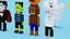 Personaggi di Halloween di Voxel