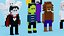 Personaggi di Halloween di Voxel