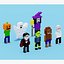 Personaggi di Halloween di Voxel