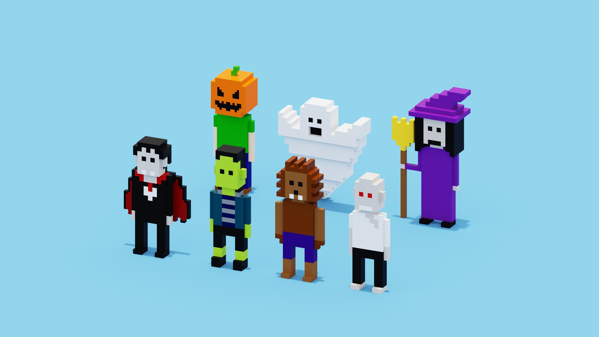 Voxel Halloween Characters 3D https://p.turbosquid.com/ts-thumb/pI/QuWG4g/lu/spin202210141932160002/png/1665769756/1920x1080/fit_q87/9fa583c78f15069b1e02b4d370478d2c1bdff3cf/spin202210141932160002.jpg