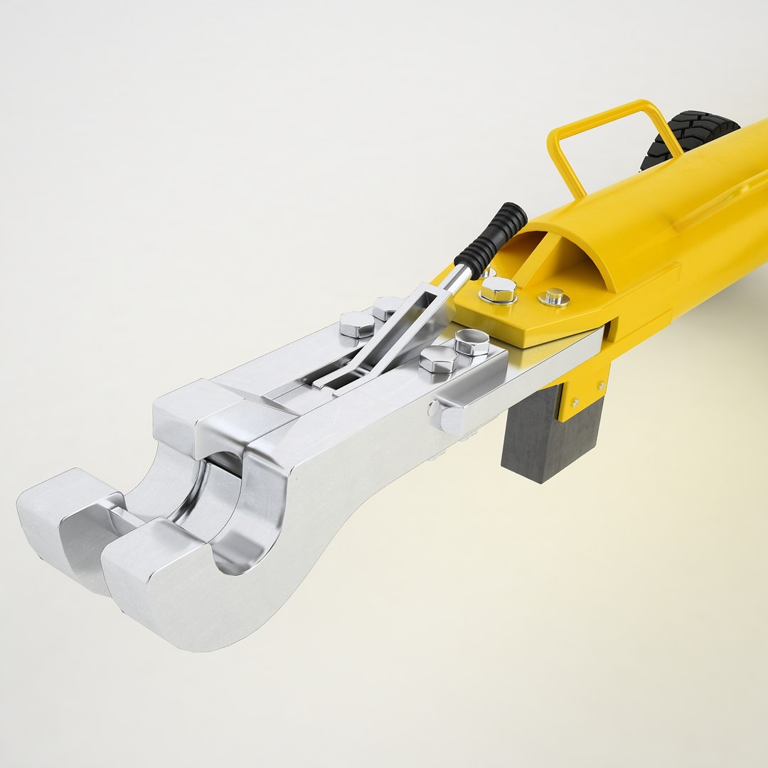 aircraft tow bar 3d max