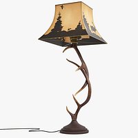 Antler Table Lamp PBR