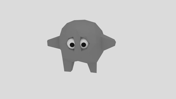 stone character 3d 3ds