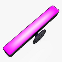 Horizontal Ambient Purple Light Bar