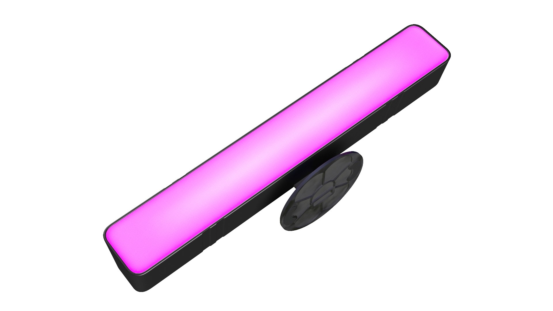 Horizontal Ambient Purple Light Bar 3D model preview