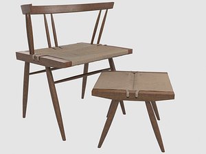 Seagrass chair George NAKASHIMA