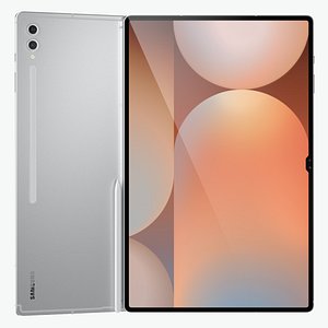 3D model Samsung Galaxy Tab S10 Ultra Platinum Silver