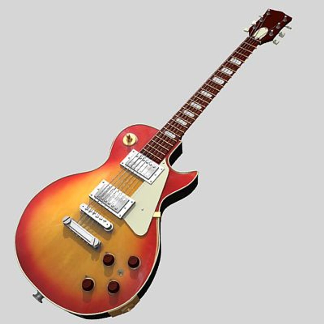 Gibson Les Paul Electric Guitar 3d Model