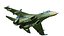 3D model Su-27 Flanker