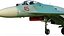 3D model Su-27 Flanker