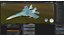 3D model Su-27 Flanker