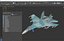 3D model Su-27 Flanker