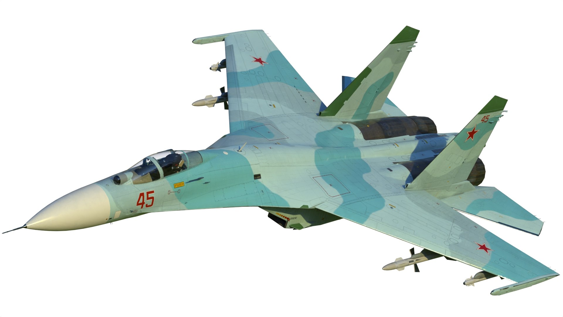 3D model Su-27 Flanker https://p.turbosquid.com/ts-thumb/pI/tLarUE/Nz/9/jpg/1723818275/1920x1080/fit_q87/8435f3f2c39ea3f003eee95c7303fba5d244a6be/9.jpg