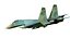 3D model Su-27 Flanker